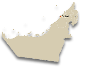 Karte Dubai